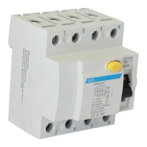 Interruptor Diferencial TECS RCCB 4P 25A 30mA Tipo AC