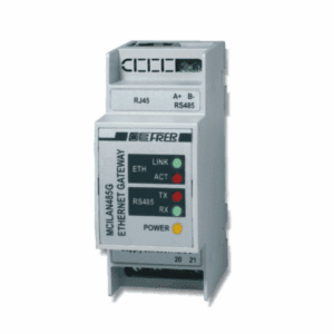 Módulo Interfaz Ethernet a Riel DIN Modbus + Gateway AUX 80-260V