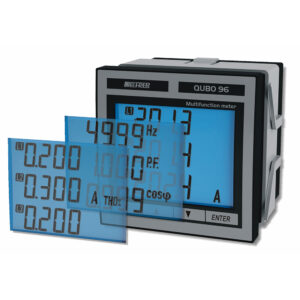 Analizador de Red QUBO96-H ModBus TCP+WebServer+Memoria Interna+Gateway Aux80-260V