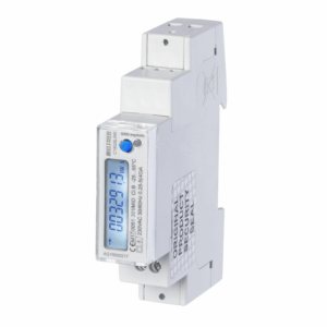 Contador de Energía Monofásico 230V / 40A Riel DIN - Salida de Pulso - MID